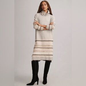 Daily Practice by Anthropologie Women's Turtleneck Sweater Dress NWT Large